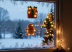 Chomik Праздничная Гельовая Наклейка С Led-Подсветкой - Теплый Белый Микс Дизайнов, LED1728 - Home Club, изображение 7