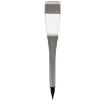 Garden Line Сонячна Лампа Neda 4,9 x 4,9 x 38 См Срібна Прозора/ Чорна Димна Холодна Біла, SOL4269 - Home Club