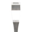 Garden Line Сонячна Лампа Neda 4,9 x 4,9 x 38 См Срібна Прозора/ Чорна Димна Холодна Біла, SOL4269 - Home Club, зображення 4