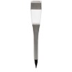 Garden Line Сонячна Лампа Neda 4,9 x 4,9 x 38 См Срібна Прозора/ Чорна Димна Холодна Біла, SOL4269 - Home Club, зображення 7