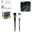 Garden Line Сонячна Лампа Neda 4,9 x 4,9 x 38 См Срібна Прозора/ Чорна Димна Холодна Біла, SOL4269 - Home Club, зображення 8