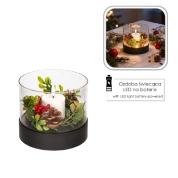 Chomik Декоративный Подсвечник Для Теалайтов 14,5 × 12,5 См, LED9893 - Home Club