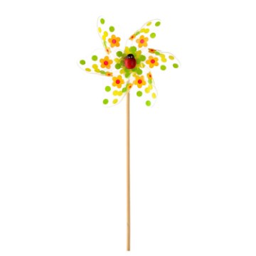 Garden Line Ветряная мельница с божьей коровкой, 9 x 27,5 см, набор из 4 цветов, AKI0537 - Home Club