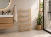 BackHome Living 5-Ярусна Бамбукова Стійка 68 x 25 x 128 См, LOF8735 - Home Club