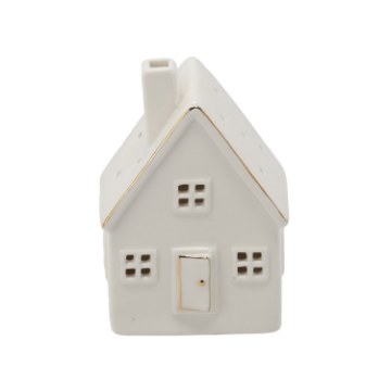 Chomik Фигурка Рождественская - Керамический Домик 9,7 X 6,8 X 14,2 См Led, GOT1216 - Home Club
