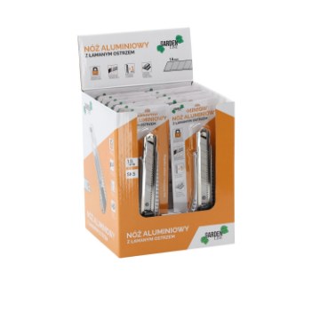 Garden Line Нож с ломаным лезвием, алюминиевый, 18 мм, NOZ1623 - Home Club