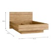 Forte Кровать с подъемным матрасом, OKYL1142-D108 - Home Club, изображение 8