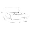 Forte Кровать с подъемным матрасом, OKYL1142-D108 - Home Club, изображение 9