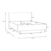 Forte Кровать с подъемным матрасом, OKYL1142-D108 - Home Club, изображение 22