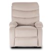 Mebel Elite Раскладной кресло Kobe, бежевый велюр, ME.KOBE/BZ/V/FW - Home Club, изображение 3