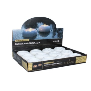 Chomik Свечка Led, Плавающая На Воде, 5,5 x 2,8 См, Эффект Пламени, Разнообразные Дизайны, LED3990 - Home Club