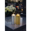 Chomik Свеча Led 5 x 13 см, золотая / серебряная, LED5499 - Home Club, изображение 4