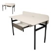 Kontrasto Сучасний Комп'ютерний Стіл Для Офісу З Висувною Шухлядою Bb103 120x60 Беж/Чорний, DME-BIU-00007 - Home Club, зображення 4