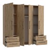 Forte Шафа 210 см із шухлядами, дуб Artisan, MKSS841-D78 - Home Club, Зображення 5