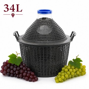 Chomik Баллон 34 л с широким отверстием в корзине, VET34S - Home Club