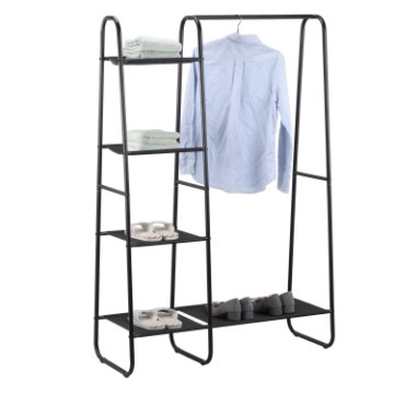 BackHome Living Стояча Вішалка З 4 Полицями 100 × 40 × 150 См, LOF3158 - Home Club