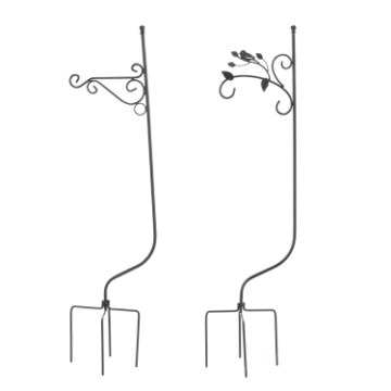 Garden Line Подставка для растений, 122 см, различные дизайны, черная, PERG-N5523 - Home Club