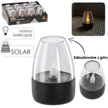 Garden Line Сонячна Лампа Без Вогню 6 x 6 x 9 См Led Тепло-Біла, SOL5660 - Home Club