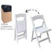 Garden Line Біле розкладне крісло для кейтерингу, ZUM6297 - Home Club, Зображення 5