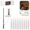 Chomik Набор из 10 подвесных свечей Led с палочкой 1,5 x 15,5 см, LED9452 - Home Club