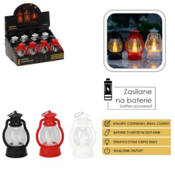 Chomik Світловий Ліхтар Led Mini 4,5 x 9 См, Різнокольоровий, LED1651 - Home Club