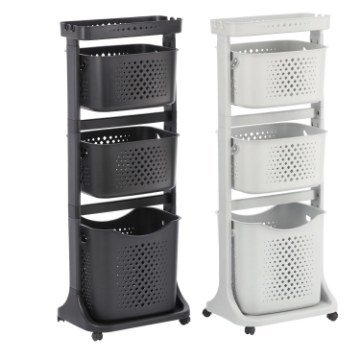 Chomik Пластиковый стеллаж с четырьмя корзинами, TIT-750 - Home Club