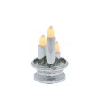 Chomik Тройная светодиодная свеча, 6,2 x 9,5 см, разноцветная, LED3853 - Home Club, изображение 3