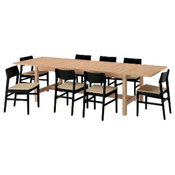 ИКЕА Стол и 8 стульев KARSKÄR / SKANSNÄS, 996.290.87 - Home Club