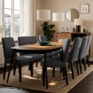 ІКЕА Стіл і 8 стільців TJÄRKIL / BERGMUND БЕРГМУНД, 296.300.70 - Home Club, зображення 2