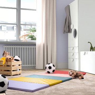 ІКЕА Складаний гімнастичний килимок PLUFSIG ПЛУФСИГ, 906.208.83 - Home Club