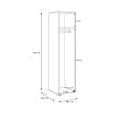 Forte Корпус шкафа, MKXS80C1EC-Z12 - Home Club, изображение 11