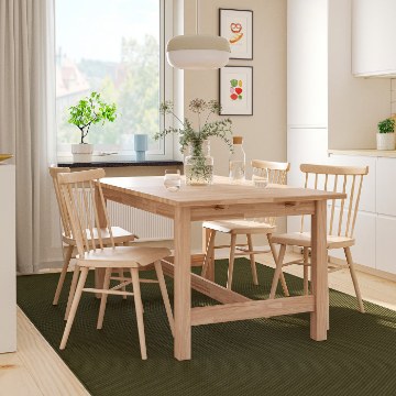 ИКЕА Стол и 4 стула KARSKÄR / HÖGVED, 396.290.47 - Home Club