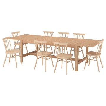 ИКЕА Стол и 8 стульев KARSKÄR / HÖGVED, 796.290.93 - Home Club