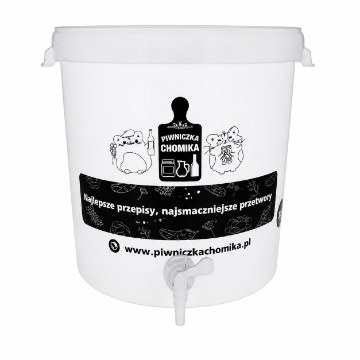Chomik Бак для ферментации / ведро 30 л с крышкой и краном, JOK5048 - Home Club