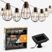 Garden Line Сонячна гірлянда для саду, довжина 2 + 1,8 м, Loft, 10 світлодіодів, теплий білий колір, SOL3644 - Home Club, зображення 2