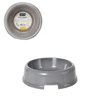 Chomik Миска для животных 21,5 см, серая, PET9523 - Home Club
