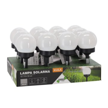 Garden Line Солнечная Лампа Куля 10 x 10 x 33 см, SOL0717 - Home Club