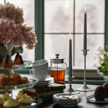 ИКЕА Без запаха свеча коническая KLOKHET КЛОКХЕТ, 806.373.08 - Home Club