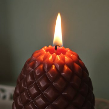 ИКЕА Бесцветная колонная свеча SNÖSISKA, 806.367.71 - Home Club