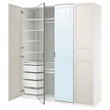 ИКЕА Комбинация шкафов PAX ПАКС / KAMMARTORP / FLISBERGET ФЛИСБЕРГЕТ, 096.255.74 - Home Club