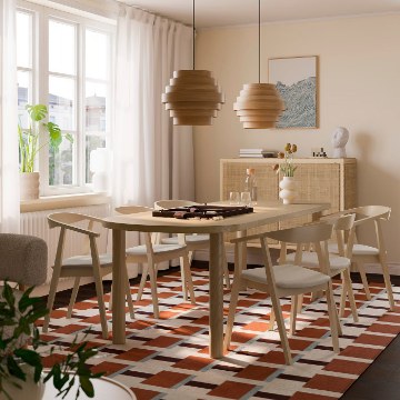ИКЕА Стол и 6 стульев STOCKHOLM СТОКГОЛЬМ, 796.343.39 - Home Club
