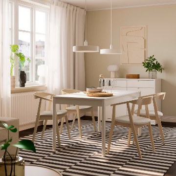 ИКЕА Стол и 4 стула TONSTAD / STOCKHOLM СТОКГОЛЬМ, 996.343.38 - Home Club