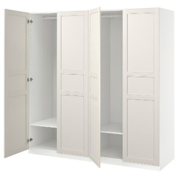 ІКЕА Гардероб PAX ПАКС / FLISBERGET ФЛІСБЕРГЕТ, 396.251.53 - Home Club