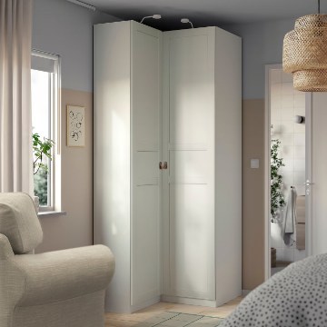 ІКЕА Кутовий шафа PAX ПАКС / FLISBERGET ФЛІСБЕРГЕТ, 596.261.56 - Home Club