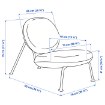 ИКЕА Кресло VEINGE, 105.585.64 - Home Club, изображение 7