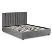 Mebel Elite Ліжко 120x200 Mari, велюрове, сіре, ME.MARI/120/CP/V/LOZZPOJ - Home Club, зображення 2
