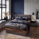 Forte Двуспальная кровать 160x200 см Clif Old – Винтажное дерево/Бетон, BVNL2602-C748 - Home Club