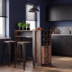 Forte Стеллаж 152 см Clif Old – «Винтажное дерево»/Тёмно-серый бетон, MFF2013-C546 - Home Club, изображение 10