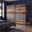 Forte Розсувна шафа 270 см Clif Old – Wood Vintage/Бетон, RCQS12411-C754 - Home Club, Зображення 8