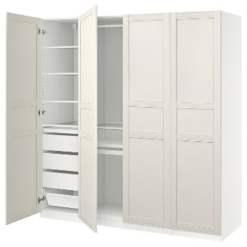 ИКЕА Комбинация шкафов PAX ПАКС / FLISBERGET ФЛИСБЕРГЕТ, 696.257.07 - Home Club